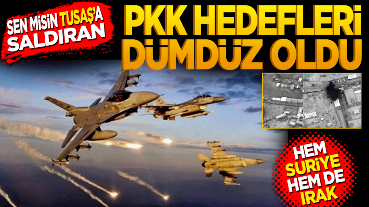 Sen misin TUSAŞ’a saldıran! PKK hedefleri dümdüz oldu