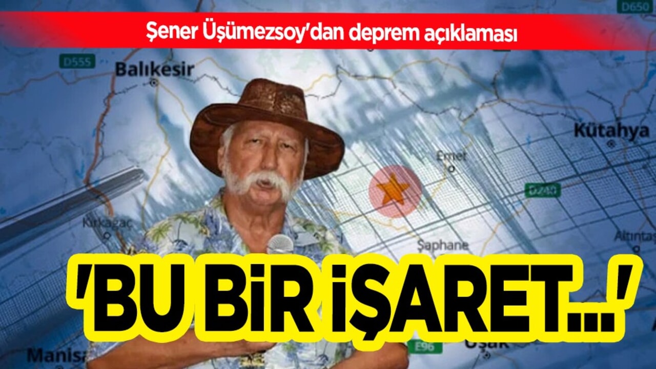 Şener Üşümezsoy Simav depremini işaret etmişti o sözleri yeniden gündem oldu... Sitem etmişti