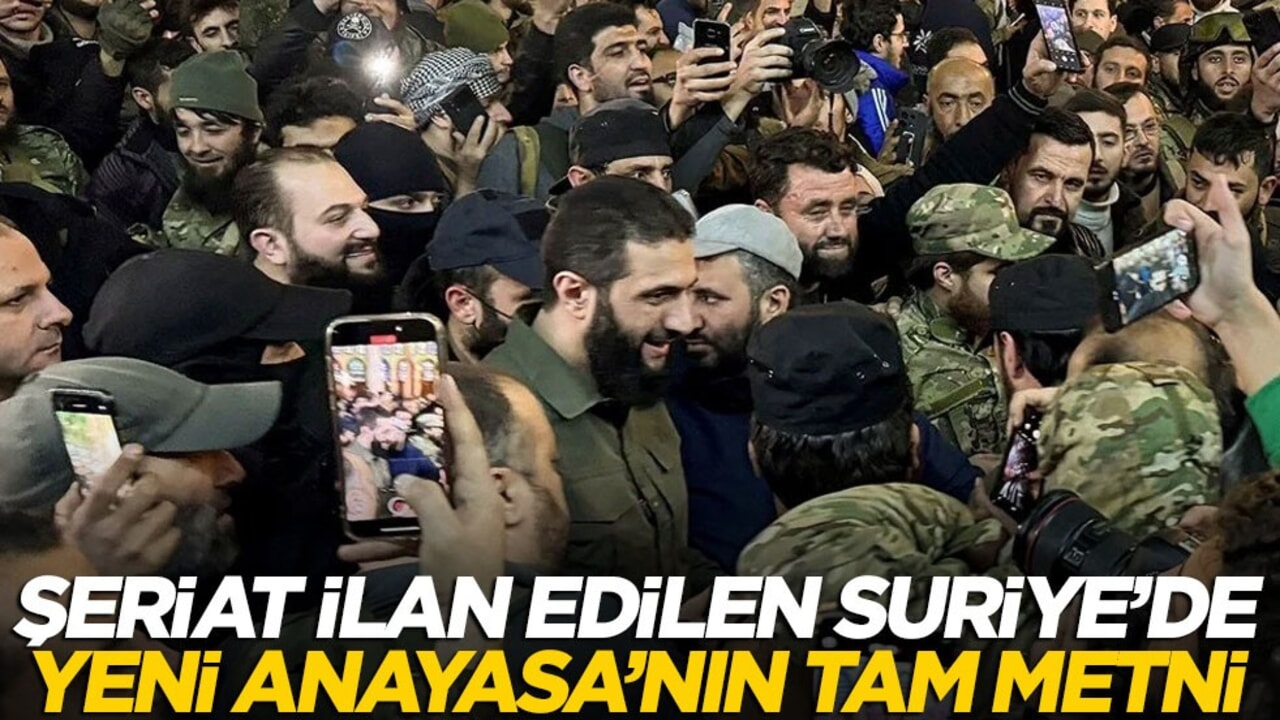 Şeriat'ın ilan edildiği Suriye'de yeni Anayasa'nın tam metni!