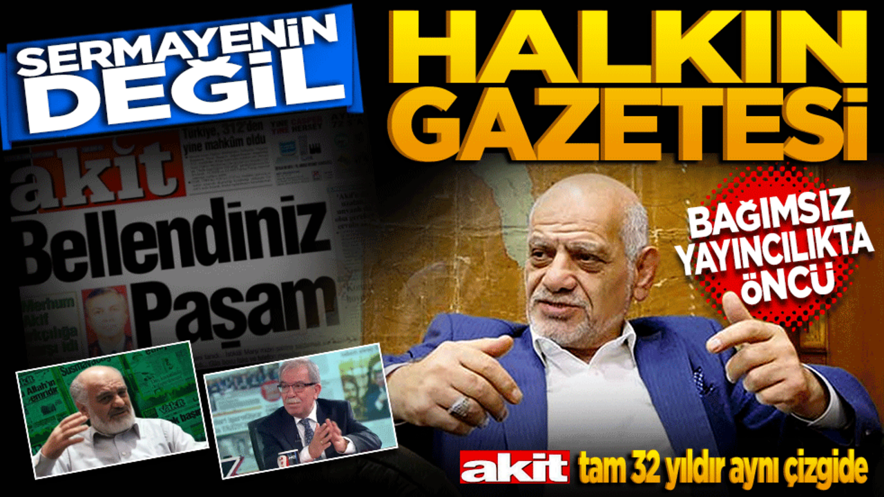 Sermayenin değil halkın gazetesi
