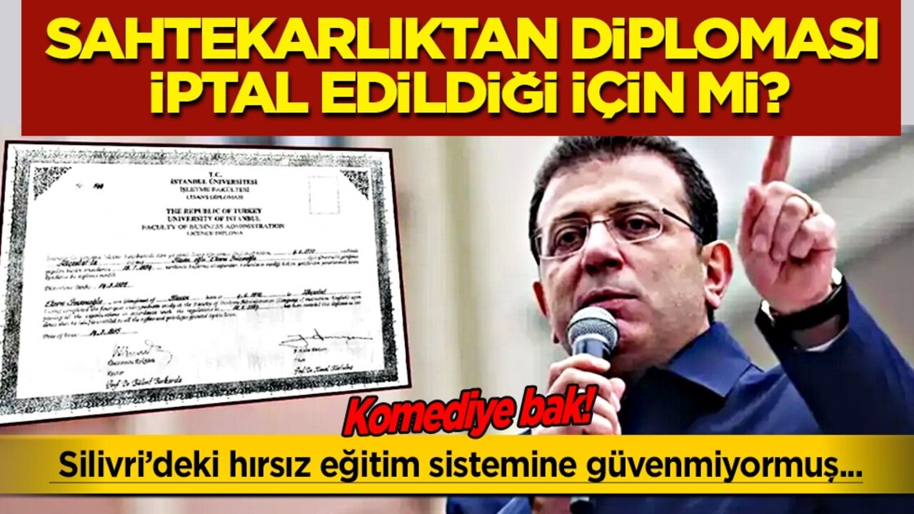 Silivri’deki hırsız eğitim sistemine güvenmiyormuş: Sahtekarlıktan diploması iptal edildiği için mi? 
