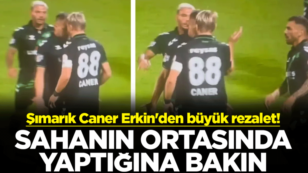 Şımarık Caner Erkin'den büyük rezalet! Takım arkadaşı Burak Altıparmak'a tokat attı