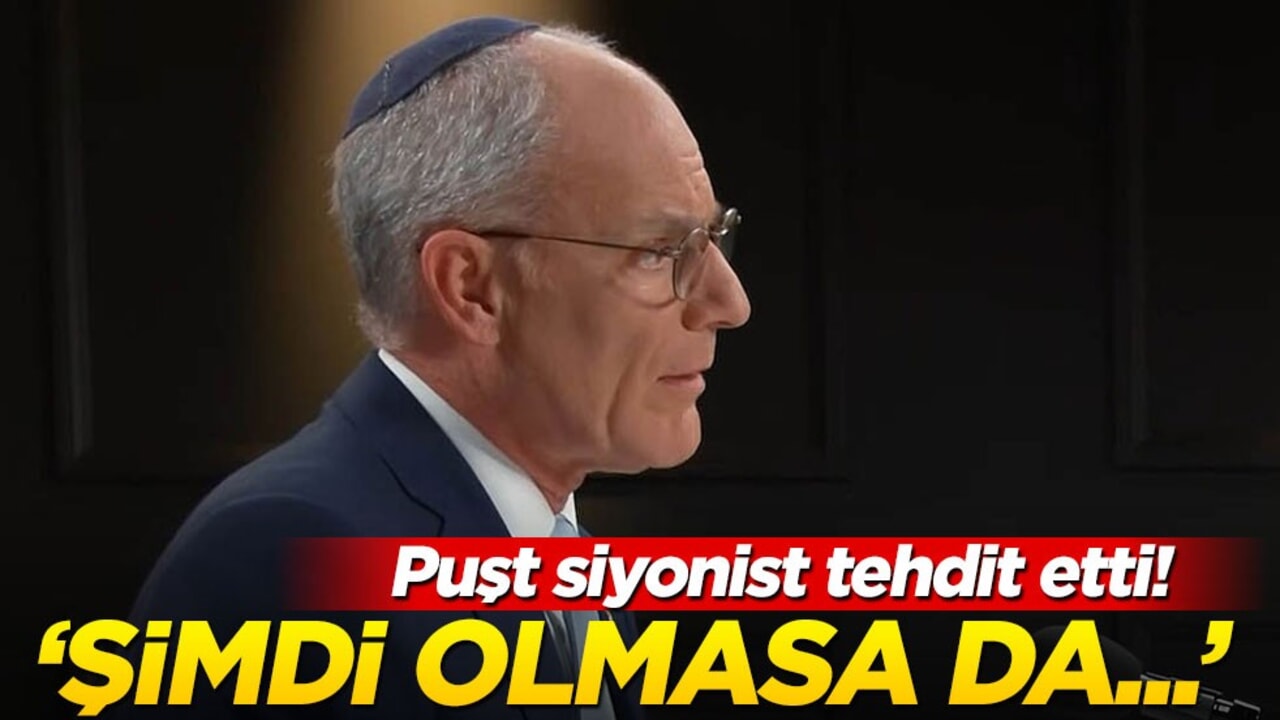 Şımarık siyonistten alçak tehdit! "Şimdi olmasa da…"