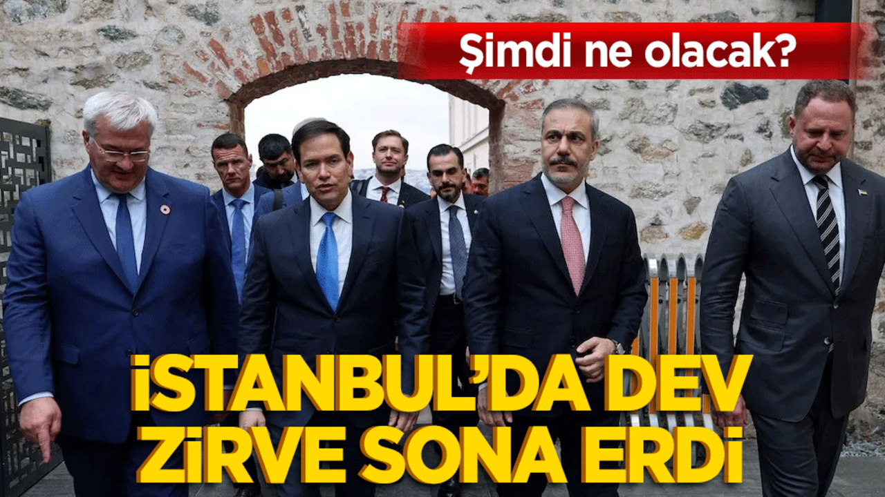 Şimdi ne olacak? İstanbul’da dev zirve sona erdi