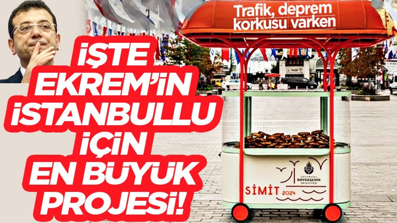 Simit, kestane ve mısır arabalarına İBB dokunuşu! İşte Ekrem'in yönetimi: En büyük projesine bak