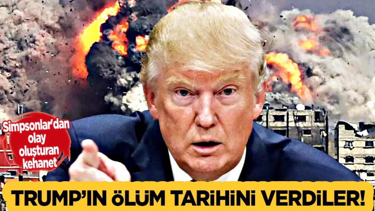 Simpsonlar yine ortalığı karıştırdı: Trump'ın ölüm tarihi verildi! Olay iddia gündemde!
