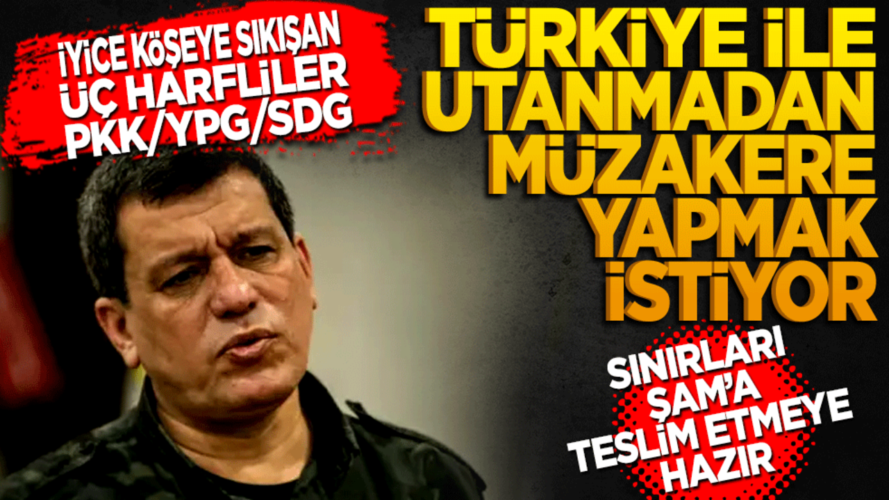 Sınırları Şam'a teslim etmeye hazır! Utanmadan Türkiye ile müzakere istedi