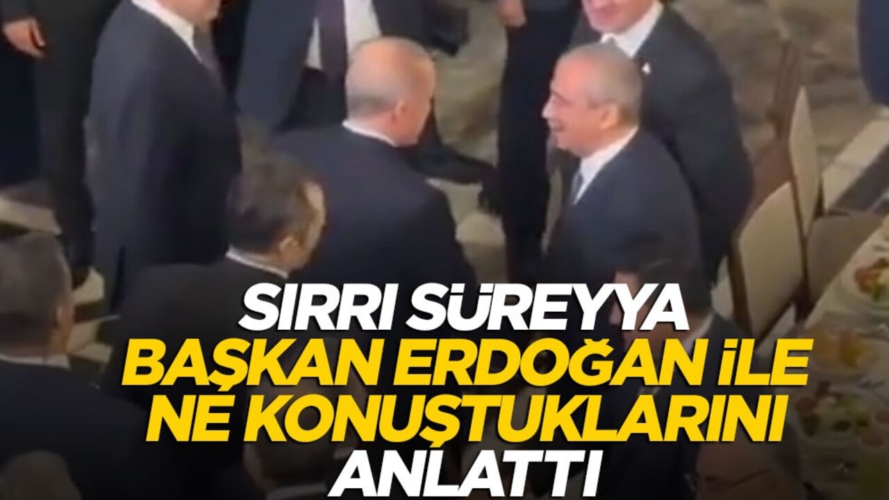 Sırrı Süreyya Önder, Başkan Erdoğan ile ne konuştuklarını anlattı