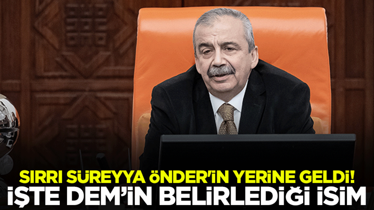 Sırrı Süreyya Önder'in yerine geldi! DEM Parti'nin Meclis Başkanvekili Pervin Buldan oldu