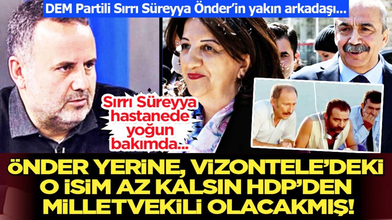Sırrı Süreyya yerine, Vizontele’deki Altan Erkekli az kalsın HDP’den milletvekili olacakmış
