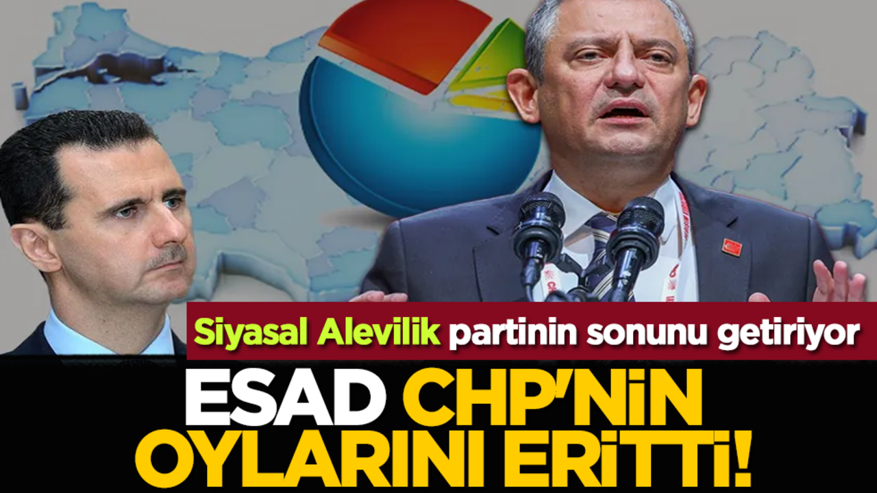 Siyasal Alevilik partinin sonunu getiriyor: Esad CHP'nin oylarını eritti!