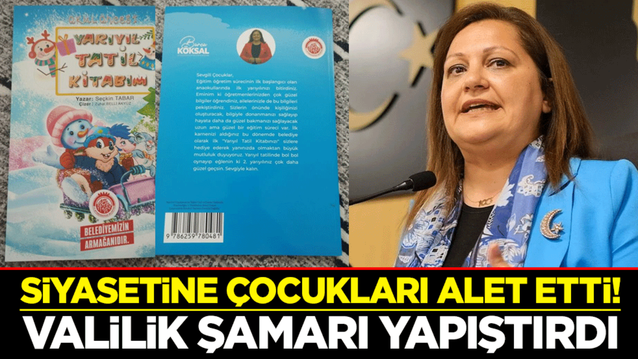 Siyasetine çocukları alet etti! Valilik CHP'nin belediyenin rezaletine 'dur' dedi