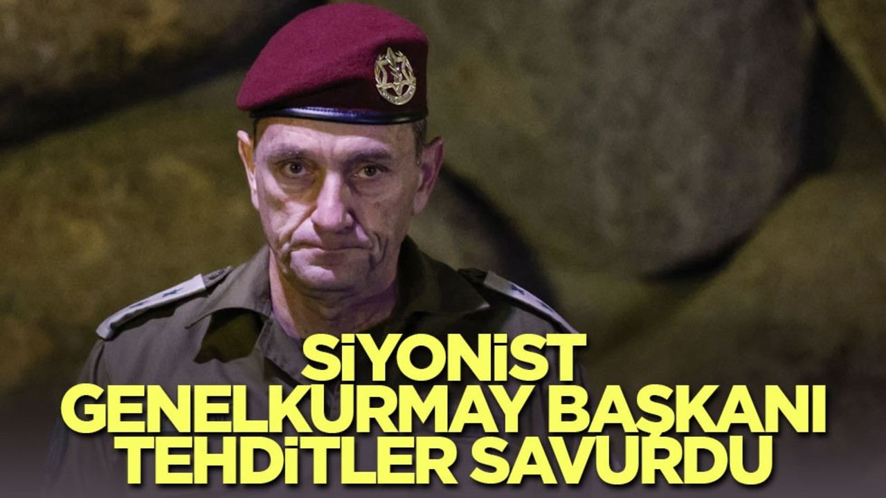 Siyonist Genelkurmay Başkanı tehditler savurdu
