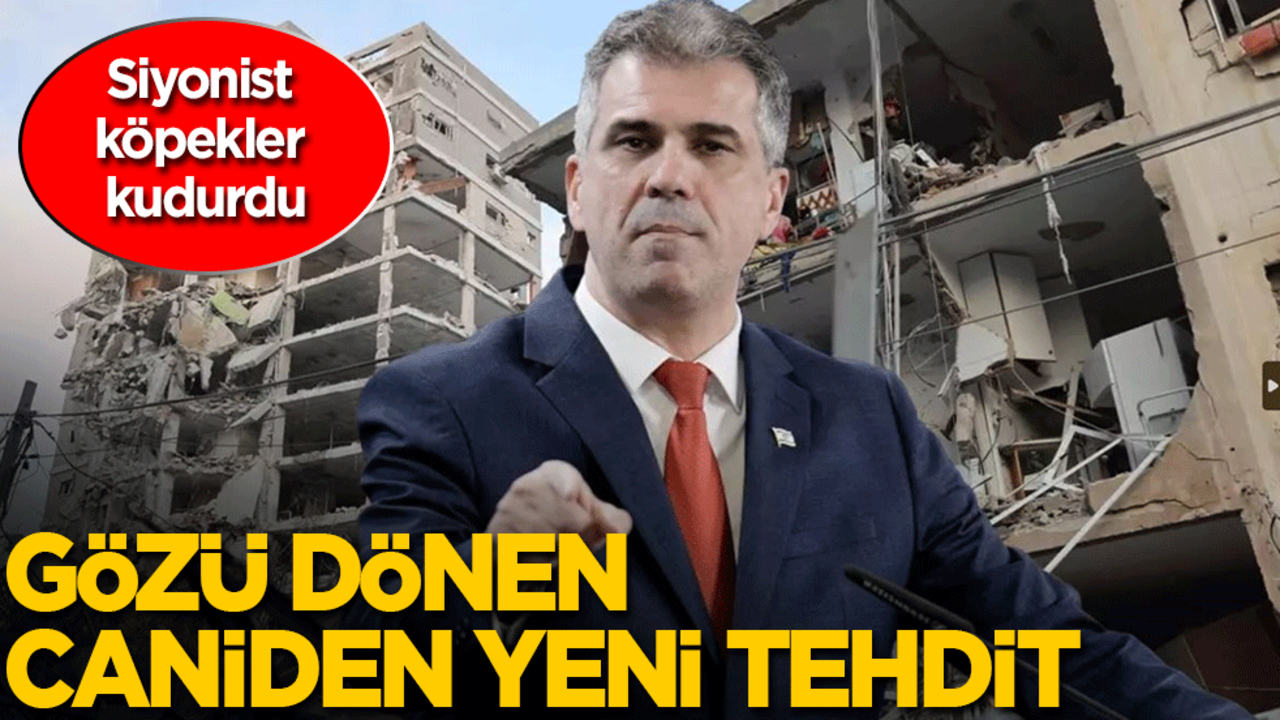 Siyonist köpekler kudurdu: Gözü dönen caniden yeni tehdit