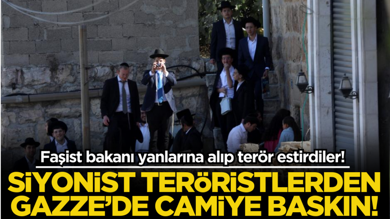 Siyonist teröristlerden camiye baskın!