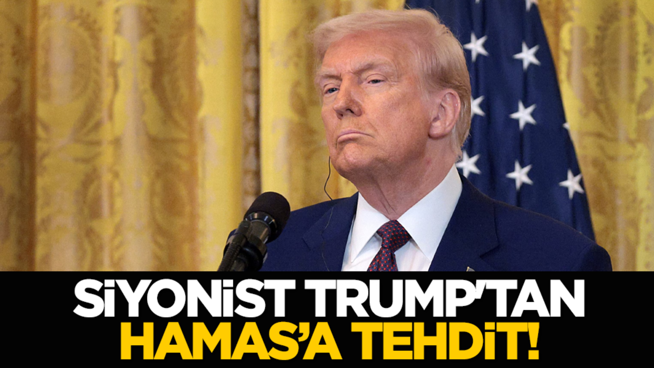 Siyonist Trump'tan HAMAS'a tehdit!