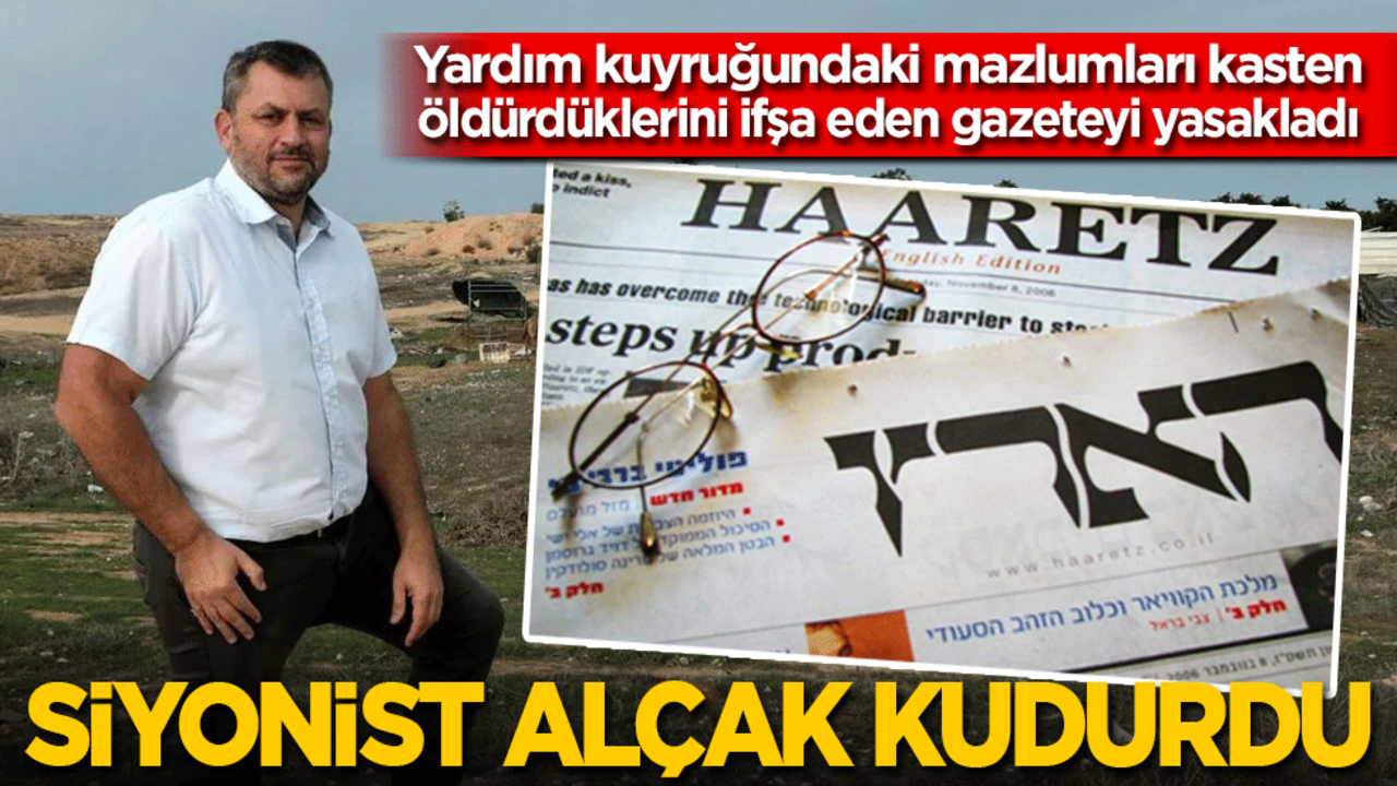 Siyonist Yahudi iyice kudurdu: Gazze'de yardım kuyruğundaki Filistinlilerin kasten öldürüldüğünü ifşa eden gazeteyi kentte yasakladı