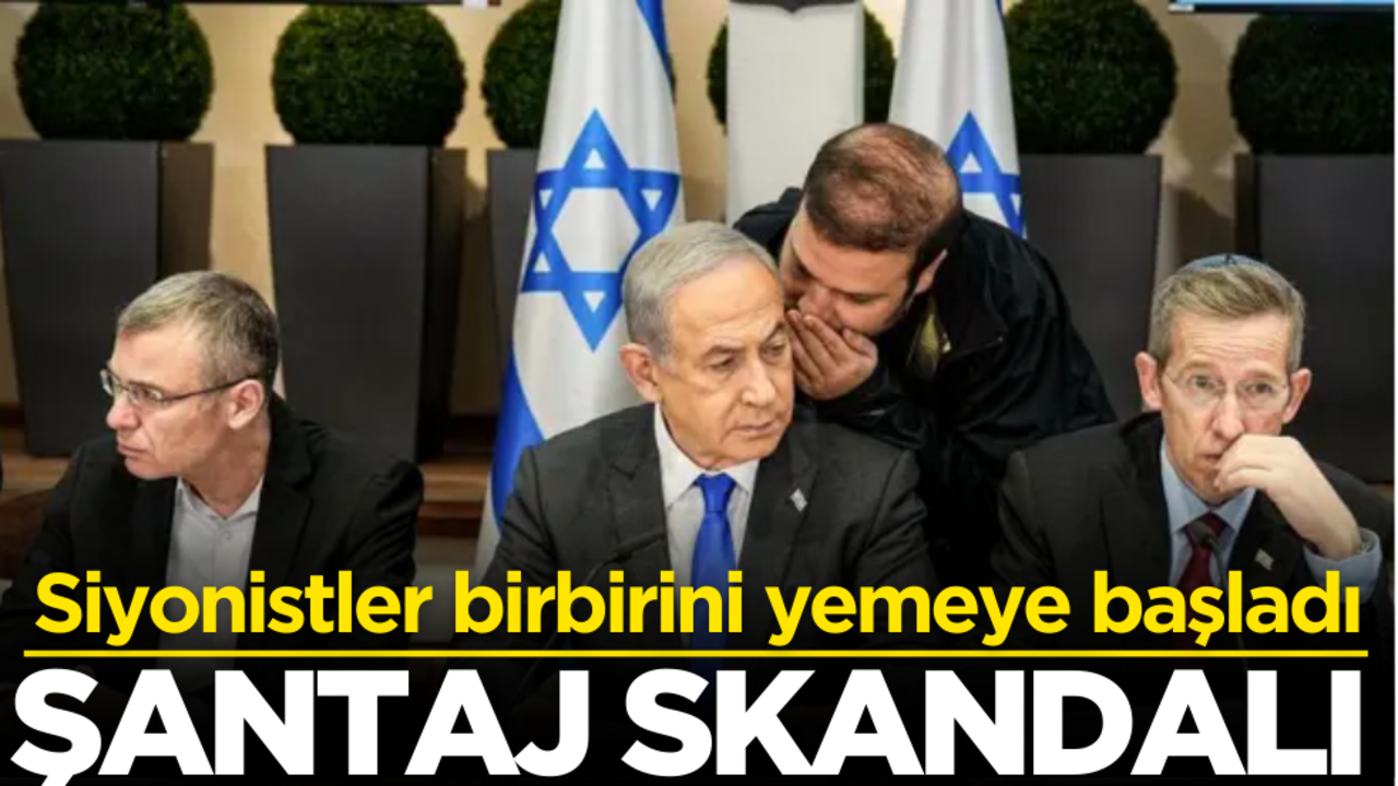 Siyonistler birbirini yemeye başladı! Şantaj skandalı patladı
