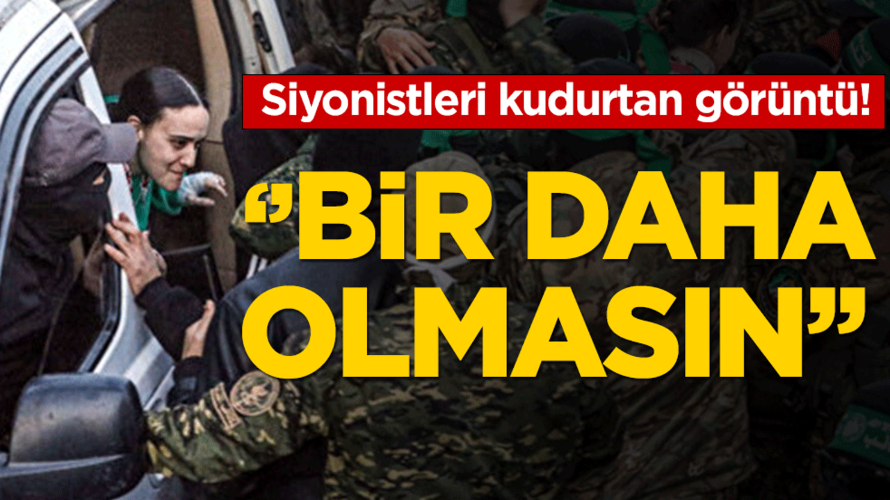 Siyonistleri kudurtan görüntü: Bir daha olmasın!