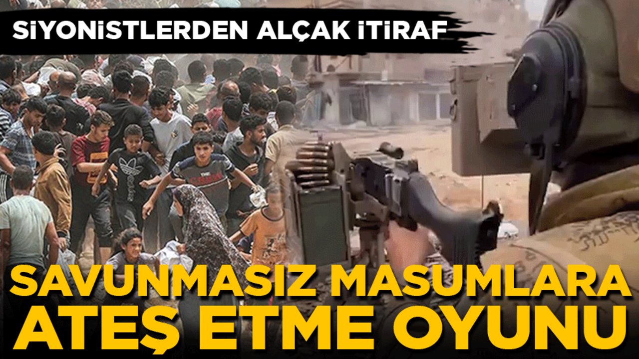 Siyonistlerden alçak itiraf: Savunmasız masumlara ateş etme oyunu!