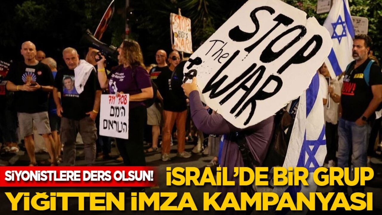 Siyonistlere ders olsun! İsrail'de bir grup yiğitten dünyaya çağrı: Filistin'i tanıyın!