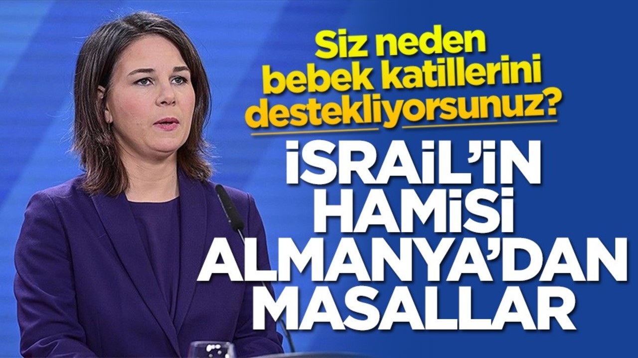 Siz neden bebek katillerini destekliyorsunuz? İsrail'in hamisi Almanya'dan masallar