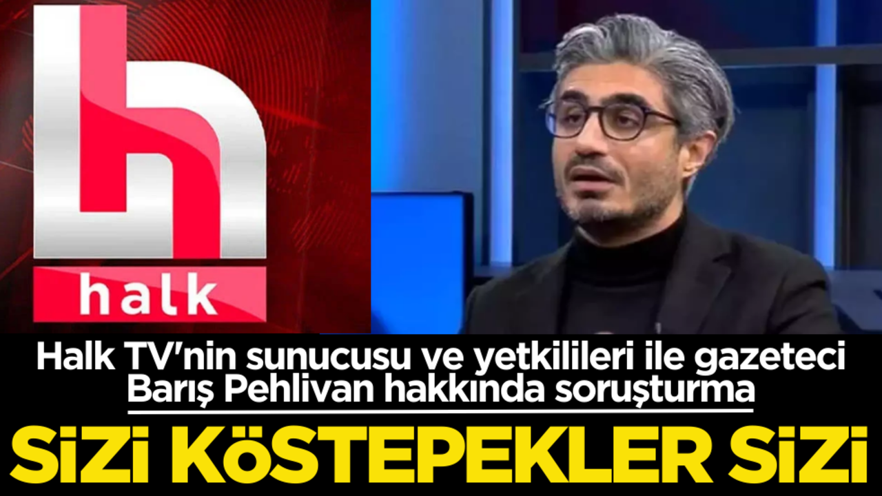 Sizi köstebekler sizi… Halk TV ekibine soruşturma!