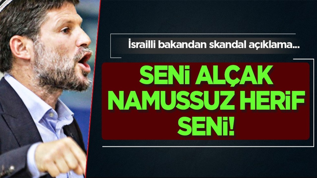 Skandal tasvir, İsrailli bakandan: Yahudi devleti Şam'a kadar uzanacak! Alçak adam bakın ne dedi? 'Büyük İsrail' miş!