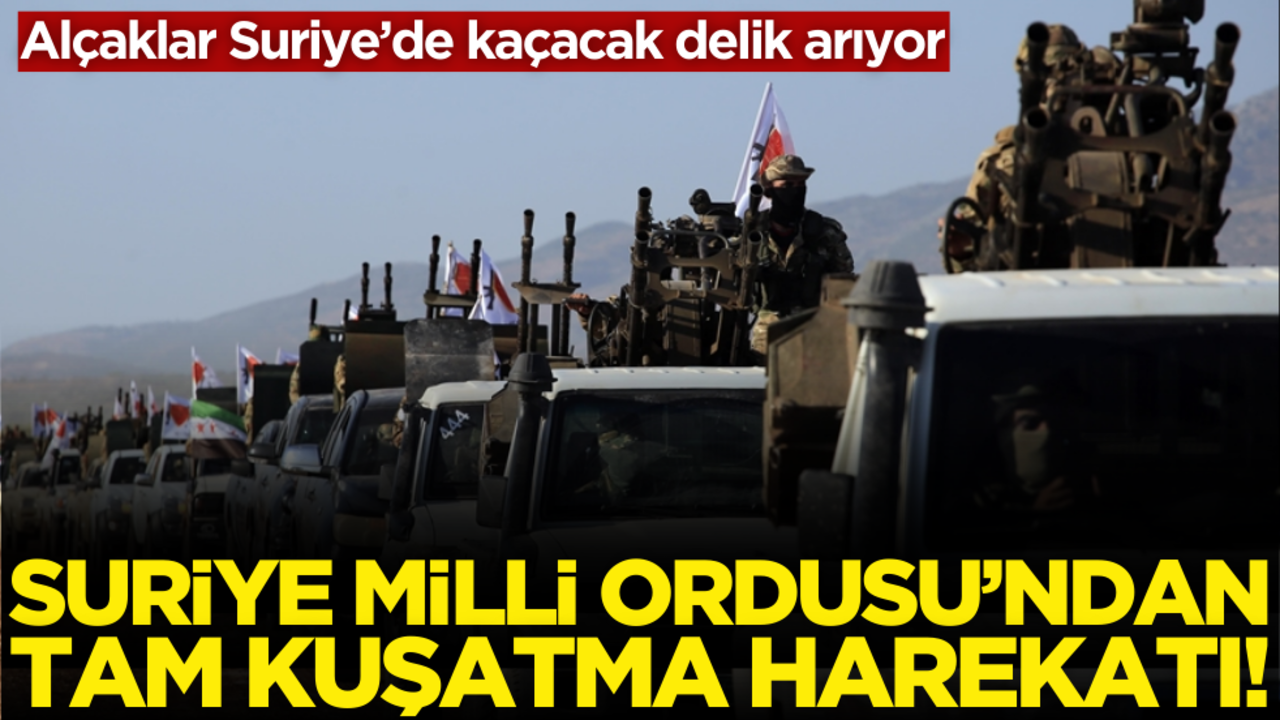 SMO’dan tam kuşatma harekatı! Alçaklar Suriye’de kaçacak delik arıyor