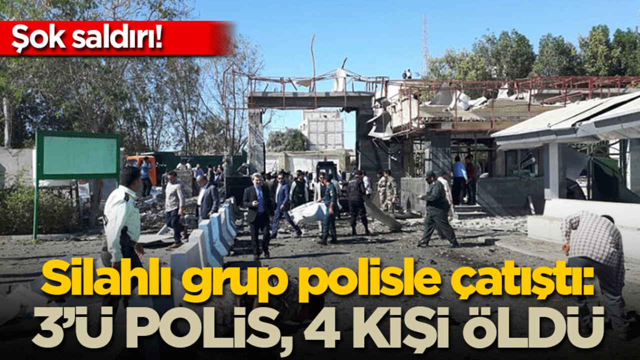 Şok saldırı! Silahlı kişiler polisle çatıştı: 3’ü polis, 4 kişi öldü