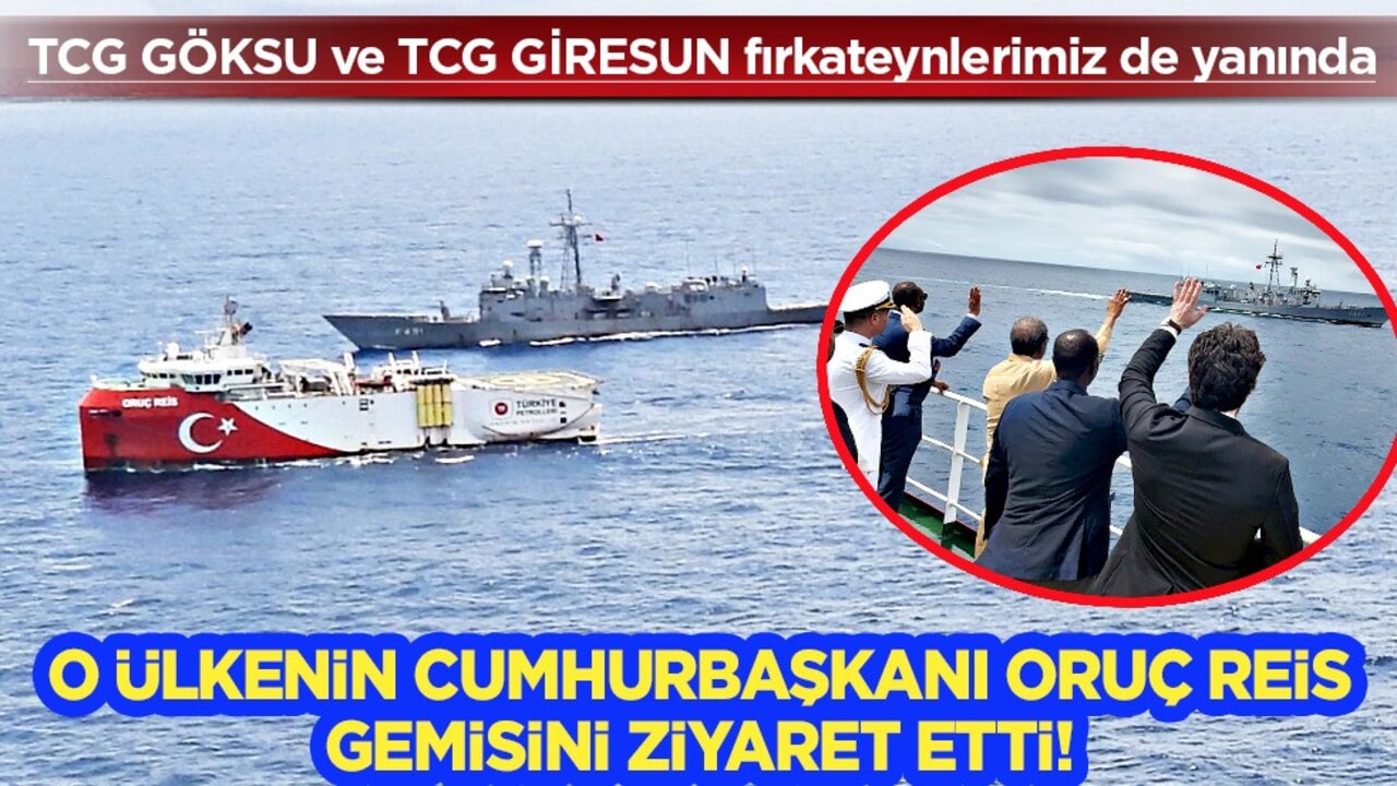 Somali Cumhurbaşkanı Oruç Reis Gemisini inceledi! Oruç Reis Somali görevini tamamladı