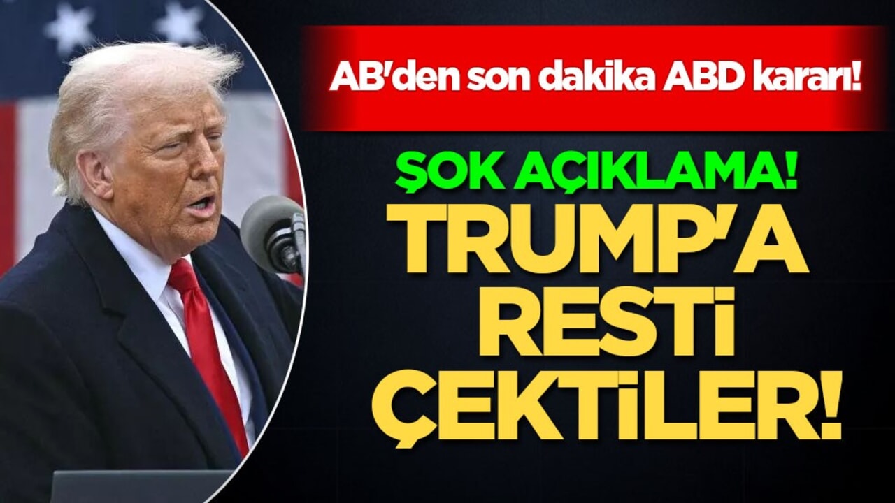 Son dakika! AB'DEN ABD kararı: Fransa, Trump'a resti çekti... Dünyayı karıştırdı!
