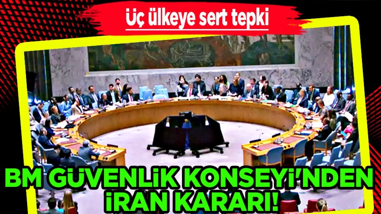 BM Güvenlik Konseyi'nden İran kararı: Yaptırımları yeniden uygulamaya geçirdi!