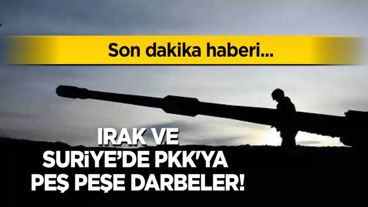 Son dakika haberi: Irak ve Suriye'de PKK'ya peş peşe darbeler! Etkisiz hale getirildi