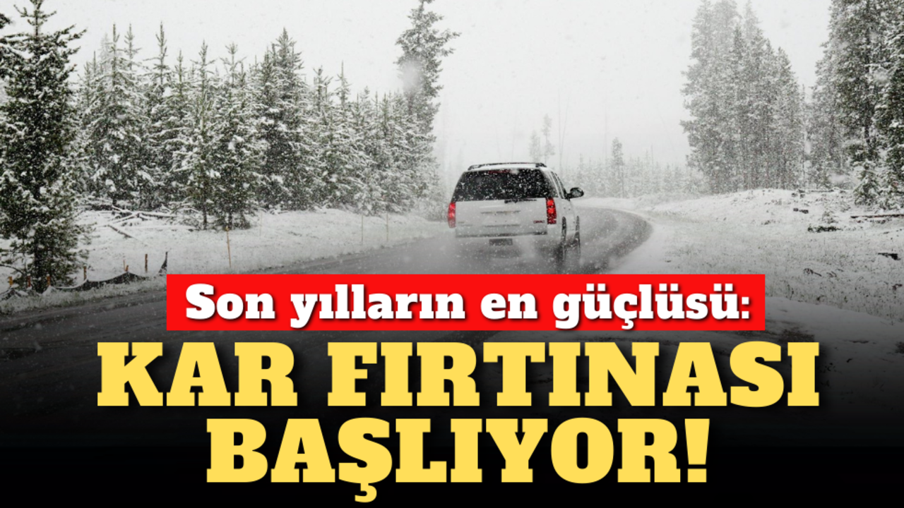 Son yılların en güçlüsü: İstanbul ve Ankara'da kar fırtınası başlıyor!