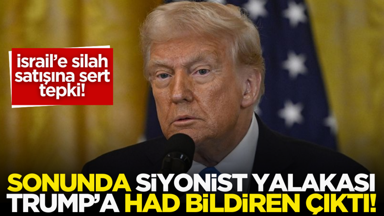 Sonunda siyonist yalakası Trump’a had bildiren çıktı