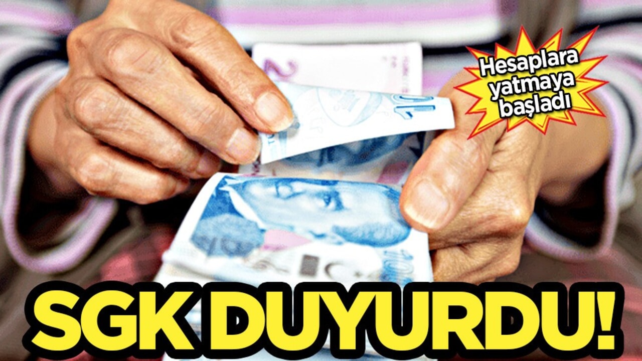 Sosyal Güvenlik Kurumu (SGK) duyurdu! Emekli maaşı: Bayram ikramiyesi yatmaya başladı!