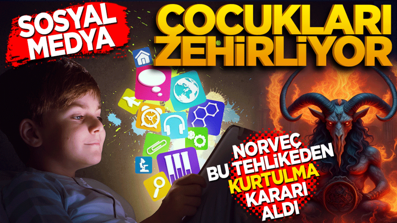 Sosyal Medya çocukları zehirliyor! Norveç bu tehlikeden kurtulma kararı aldı