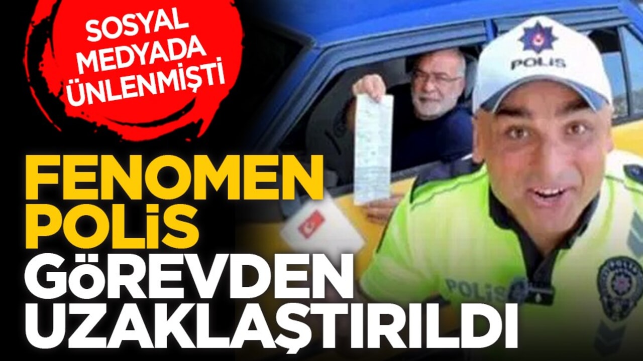 Sosyal medyada ünlenmişti: Fenomen polis görevden uzaklaştırıldı