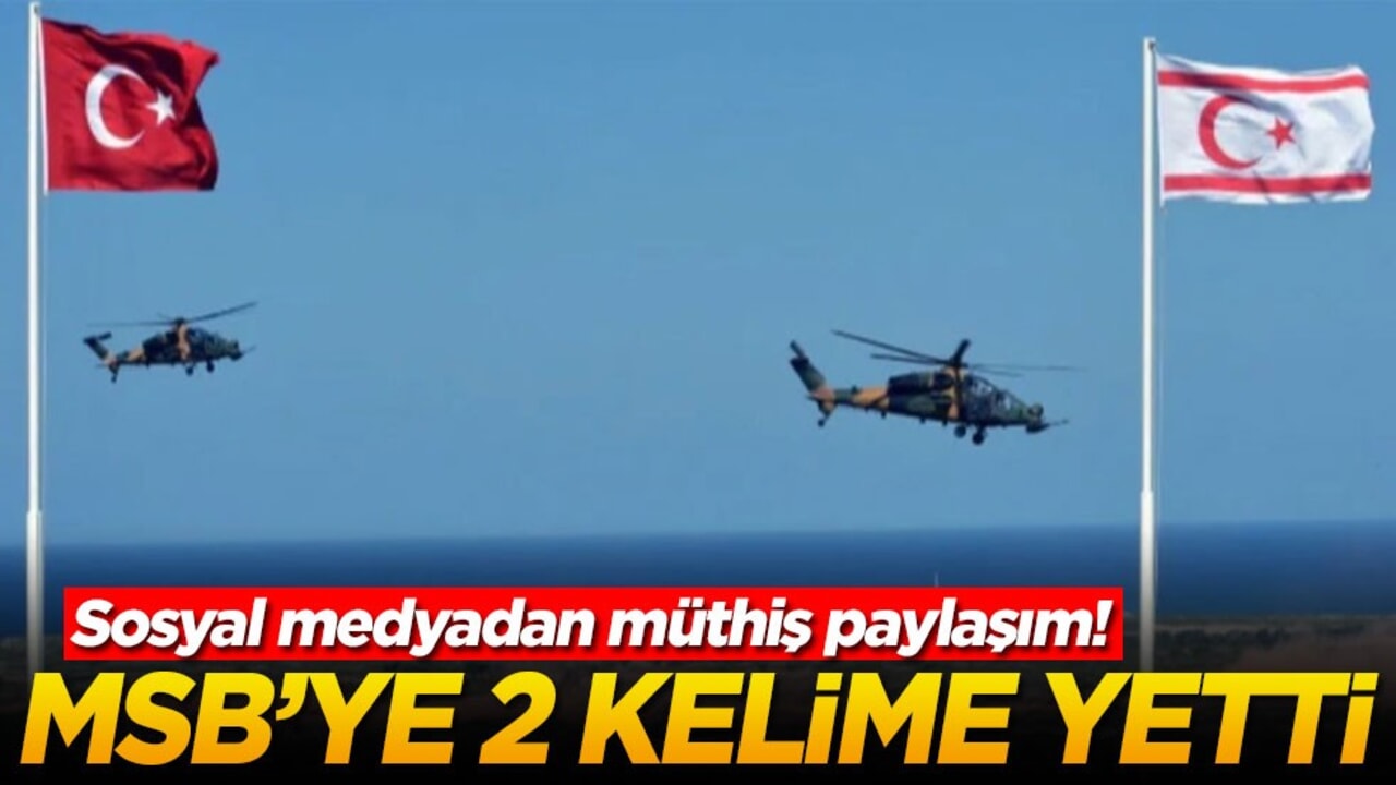 Sosyal medyadan müthiş paylaşım! MSB’ye 2 kelime yetti