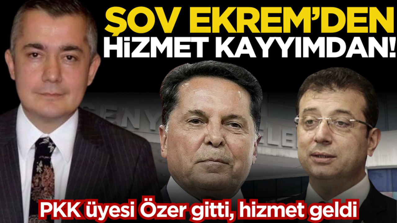 Şov Ekrem’den, hizmet kayyımdan! PKK üyesi Özer gitti, hizmet geldi