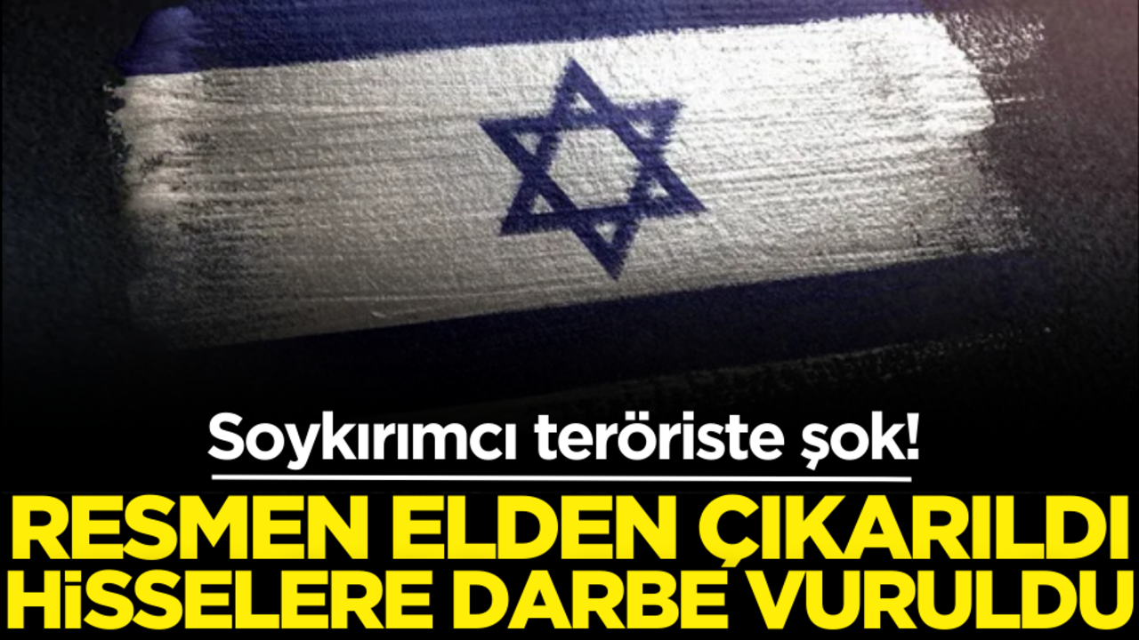 Soykırımcı teröriste şok! Resmen elden çıkarıldı, hisselere darbe vuruldu