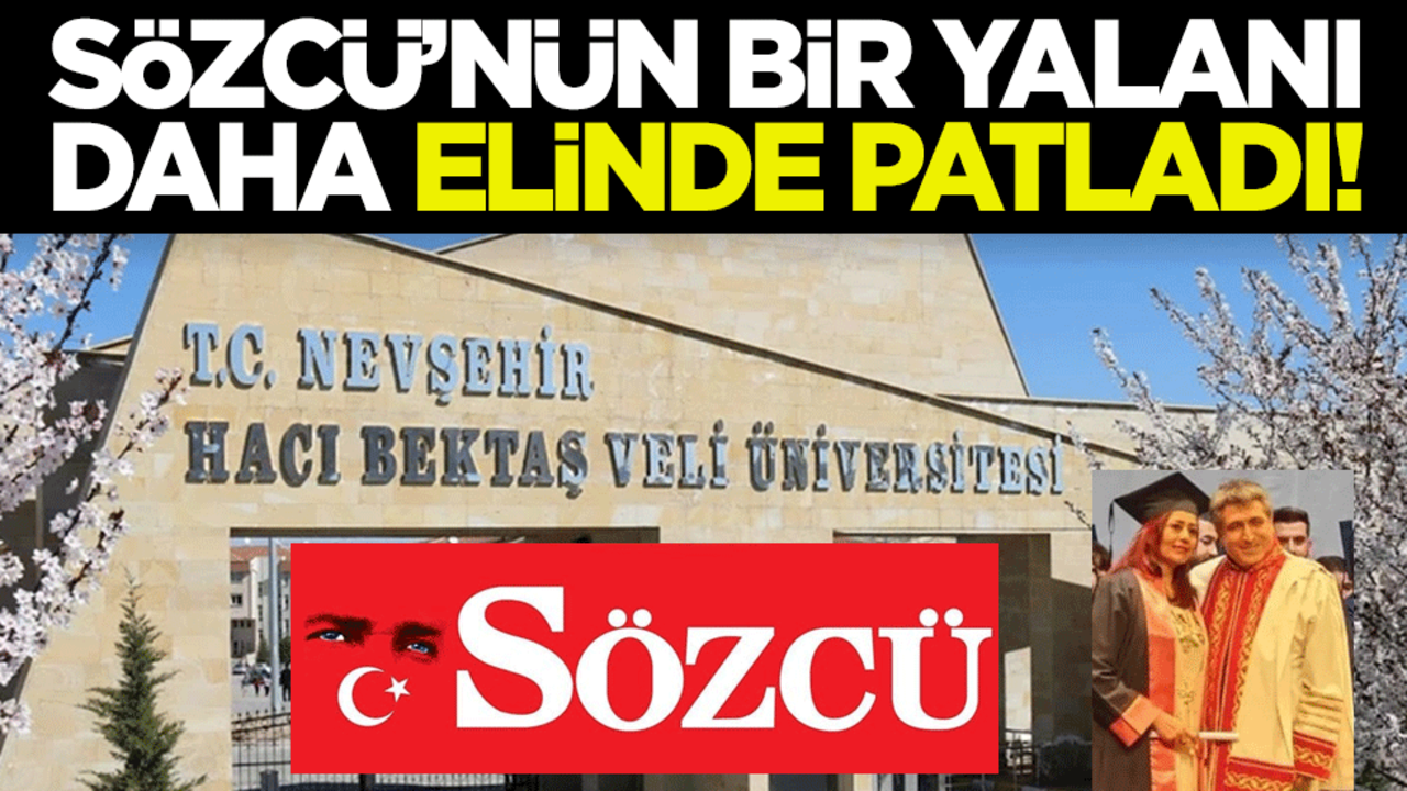 Sözcü’nün bir yalanı daha elinde patladı!