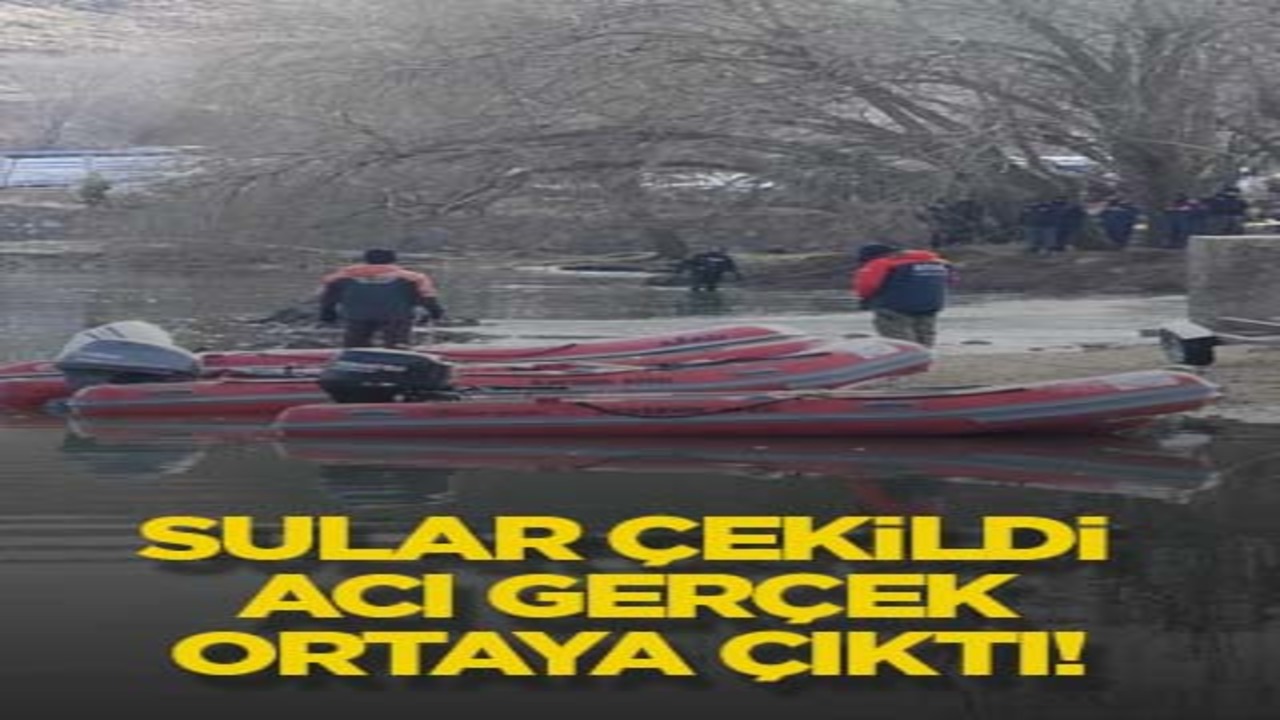 Sular çekildi acı gerçek ortaya çıktı!