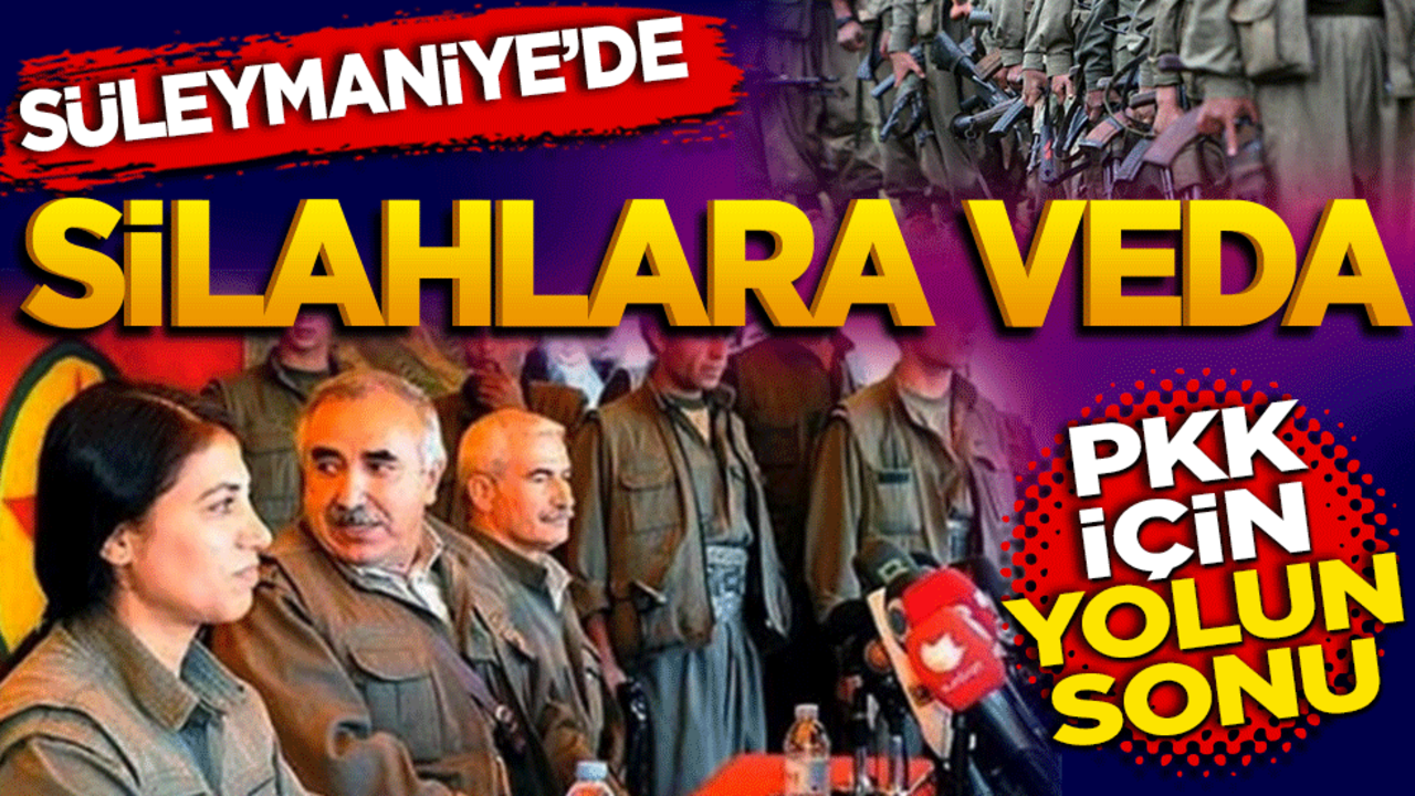 Süleymaniye'de silahlara veda PKK için yolun sonu