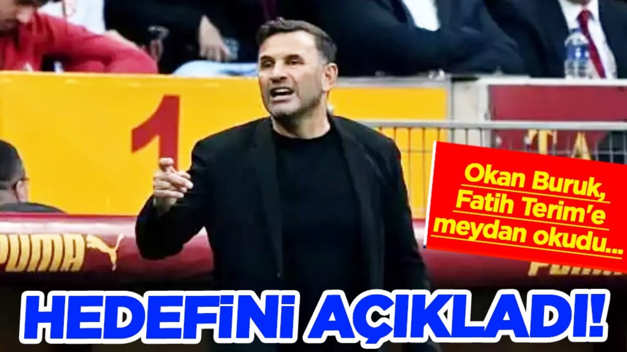 Okan Buruk, Fatih Terim'e meydan okudu ve hedefini açıkladı! 