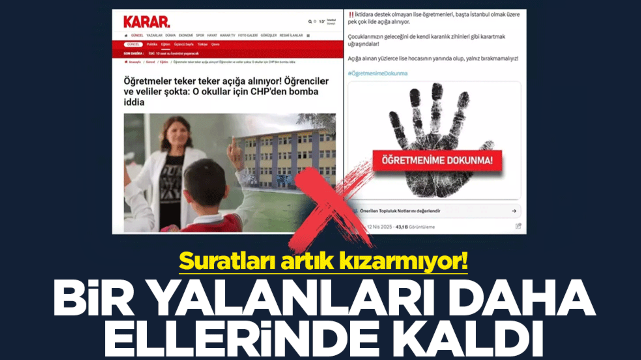 Suratları artık kızarmıyor! Bir yalanları daha ellerinde kaldı