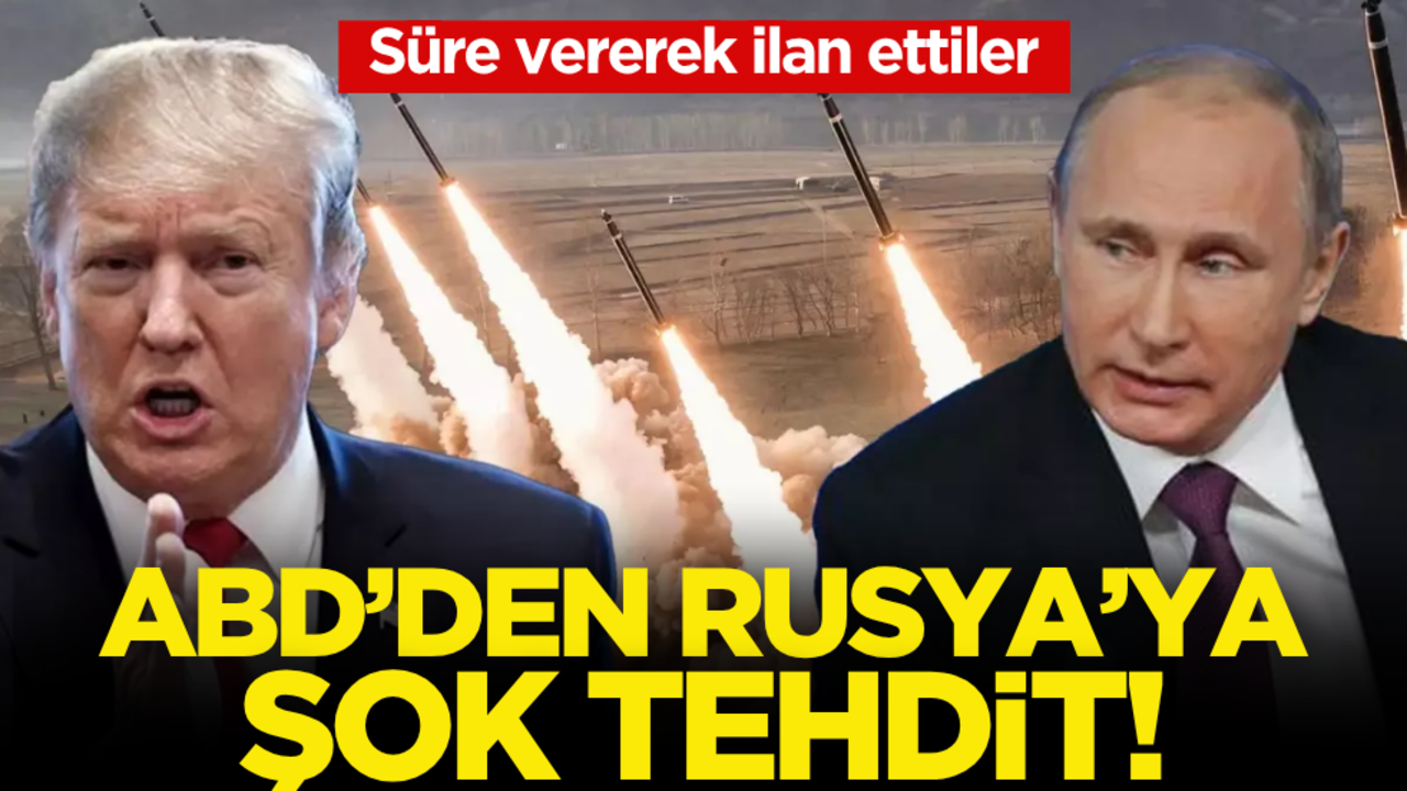 Süre vererek ilan ettiler… ABD’den Rusya’ya şok tehdit!
