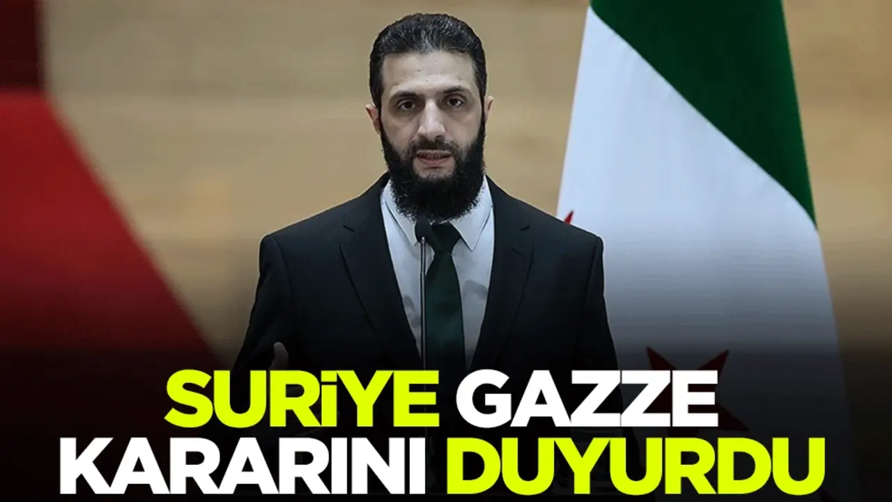 Suriye Gazze kararını duyurdu