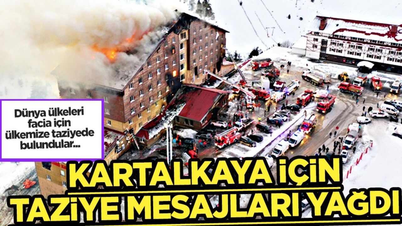 Otel yangını sonrası Suriye'den Türkiye'ye başsağlığı! Erdoğan'a taziye mesajı